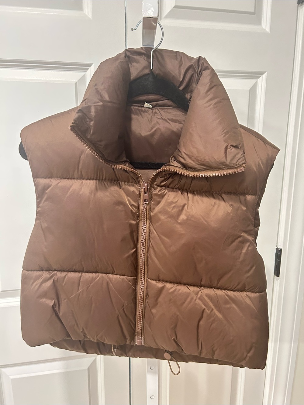 Brown Cropped Vest